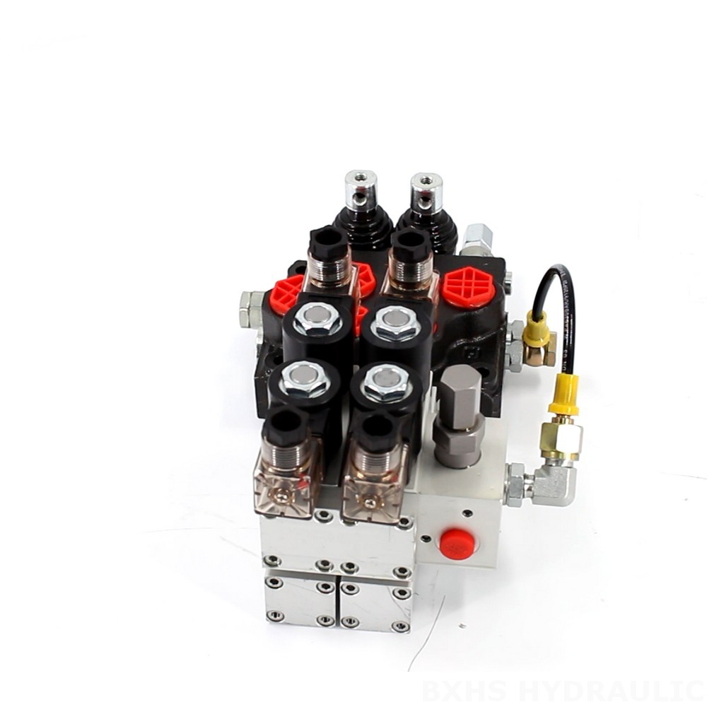 Precision SD5 Electro-hydraulic 2 Spool Monoblock Directional Valve Supplier image