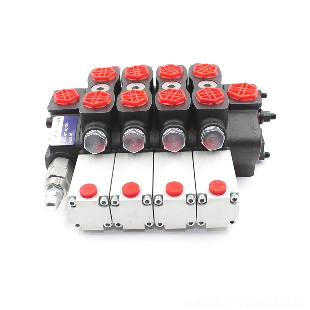 SD8 Hydraulic Valve: 4 Spool Sectional Design, Factory Supply image