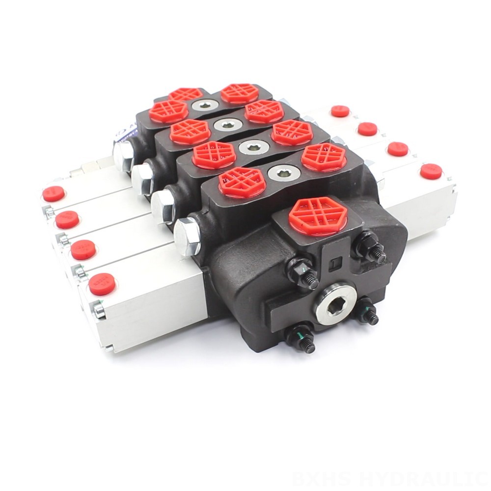 SD8 Hydraulic 4 Spool Valve: Factory Direct Supply, Global Reach image