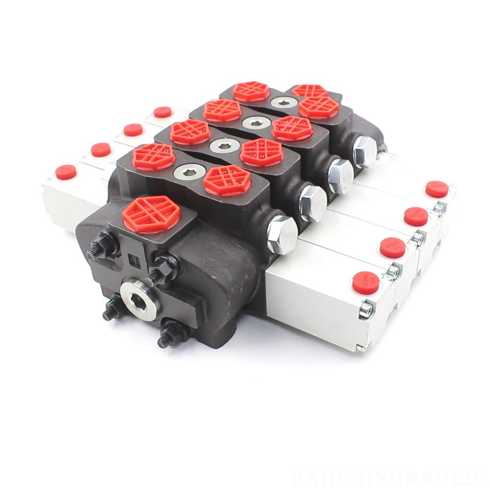 SD8 Hydraulic 4 Spool Directional Valve: OEM & ODM Services Available, Custom Manufacturing image