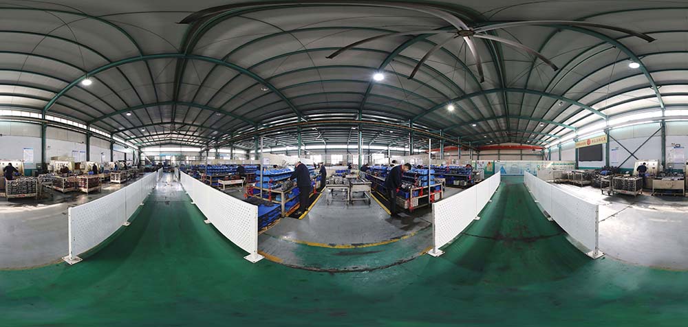 360° panoramic view of Boxinhuasheng Hydraulic Factory