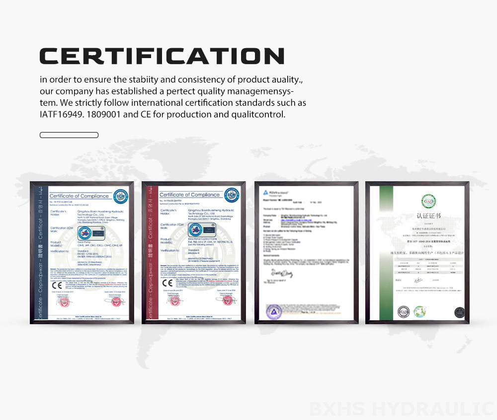 Hydraulic Spool Valve Cable Control Become a Global Distributor for the DCV60 Directional Valve certification image