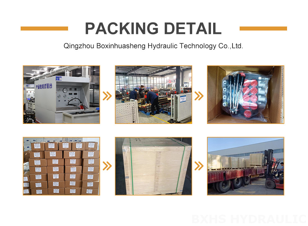 DCV60-Double control Manual 2 Spool Sectional Directional Valve packing image